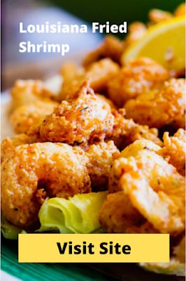 .: 90. Louisiana Fried Shrimp! Cajun Fried Shrimp Recipes, Louisiana Fried Shrimp, Fried Shrimp Salad Recipes, Fried Shrimp Batter Recipes, Cajun Fried Shrimp, Spicy Fried Shrimp, Fried Shrimp Batter, Fried Shrimp Recipes Easy, Shrimp Batter