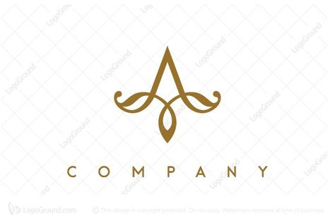 A A Logo, T Logo Design Ideas, A Logo Design Letter, Logo For Hotel, Hospitality Logo, Elegant Logos, A Letter Logo, Unique Alphabet, Letter A Logo