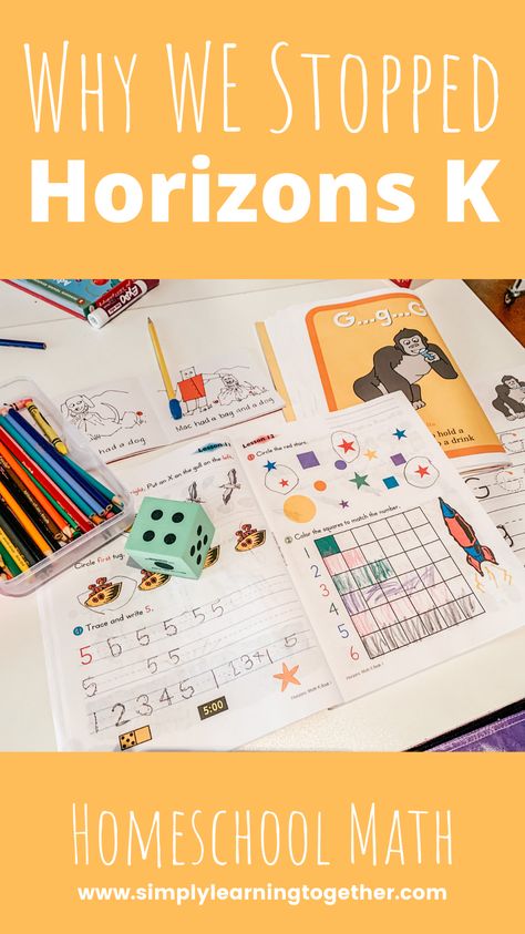 Horizons K - Why we stopped mid-year Spiral Review, Tough Decisions, Book Works, Just Keep Going, Math Review, Homeschool Math, Math Curriculum, Homeschool Curriculum, Make It Work