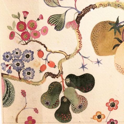 Josef Frank, Textile Museum, Arte Inspo, Bright Designs, Watercolor Design, Textile Patterns, Art Plastique, Whimsical Art, Botanical Illustration