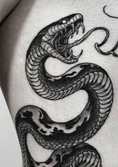 Tattoo Cobra, Traditional Snake Tattoo, Japanese Snake Tattoo, Medusa Tattoo Design, Dragon Tattoo Art, Forearm Band Tattoos, Dragon Sleeve Tattoos, Snake Tattoo Design, Flash Tattoo Designs