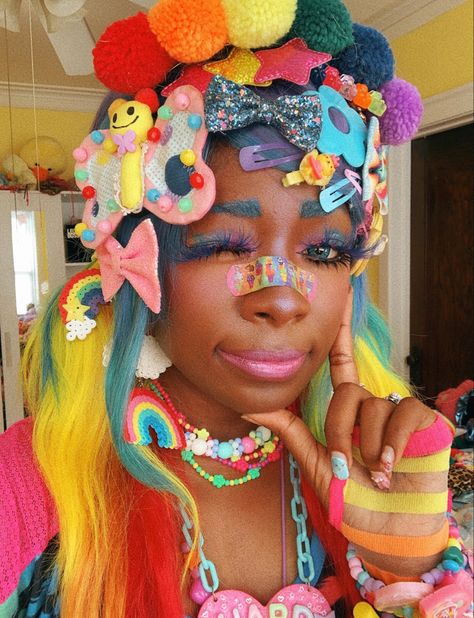 Harajuku Decora Kei, Decora Kei Fashion, Decora Outfits, Decora Aesthetic, Decora Harajuku, Harajuku Decora, Kei Fashion, Rainbow Outfit, Harajuku Outfits