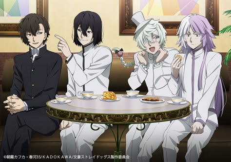 Doa Official Art Bsd, Dazai And Fyodor Official Art, Fyozai Official Art, Sigma Bsd Official Art, Bungo Stray Dogs Nails, Sigma Official Art, Fyodor X Sigma, Bungo Stray Dogs Official Art, Fyodor Official Art