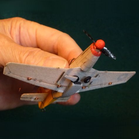 There are individuals who push tools, materials, and craftsmanship to the limit in the world of micro RC aircraft, and [Martin Newell] gives some insight into the kind of work that goes into making so... Martin Newell, Micro Rc Planes, Micro Rc, Rc Planes, Aircraft Modeling, Paper Models, Model Airplanes, Rubber Band, Aircraft