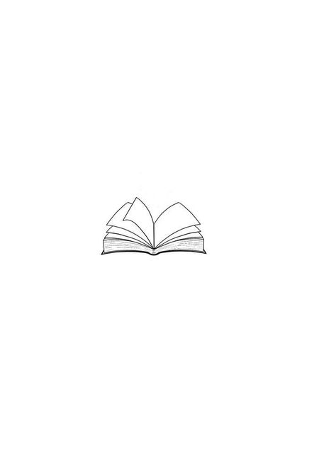 Tiny Book Tattoo Simple, Minimal Book Tattoo Ideas, Book Finger Tattoo, Book Tiny Tattoo, Minimal Book Tattoo, Book Flash Tattoo, Book Tattoos Minimalist, Book Fine Line Tattoo, Book Outline Tattoo