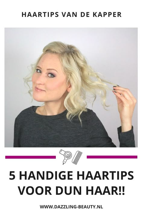 Hoe kun je dun haar meer volume geven? Wat is het beste kapsel bij dun haar? Kun je beter wel of geen laagjes in dun haar laten knippen?  Ben je op zoek naar deze antwoorden? In dit artikel geef ik 5 handige haar tips bij dun haar om jouw kapsel voller te laten lijken! Cute Bob Haircuts, Wavy Bob Haircuts, Messy Bob Hairstyles, Roll Hairstyle, Medium Bob Hairstyles, Short Layered Haircuts, Brown Blonde Hair, Haircuts For Fine Hair, Trending Haircuts