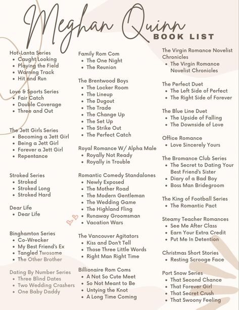 Lucy Score Books Checklist, Author Book Checklist, Booktok Checklist Romance, Book Checklist Reading, Booktok Checklist, Book List Printable, Book Checklist, Book Trackers, Bingo Books