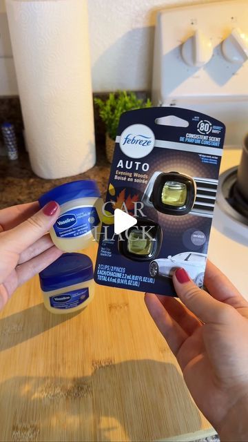 Nataliia Kalganova on Instagram: "Vaseline lifehack, your car will always smell amazing 🍂 #lifehack #vaselinehack #carhacks #vaseline #hacks #momlife #momsofinstagram #savemoney #fyp" Car Smell Good Hacks, Trending Things To Buy, Car Smell Hacks, Diy Car Air Freshener, Vaseline Hacks, Vaseline Uses, New Car Smell, Car Smell, Car Cleaning Hacks