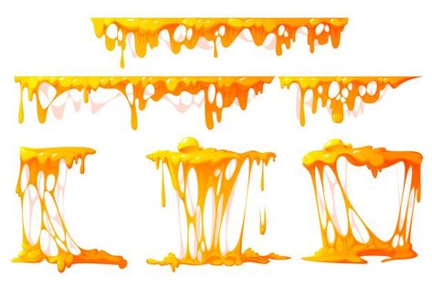 Melted Cheese Drawing, Melting Effect, Melting Art, Liquid Cheese, Cheese Cartoon, Cheese Drawing, Cheese Melting, Monster Alphabet, Slimer Ghostbusters