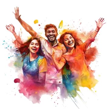 Holi Design, Holi Decoration, Holi Festival India, Holi Poster, People Celebrating, Holi Festival Of Colours, Happy Pongal, Holi Wishes, Holi Colors