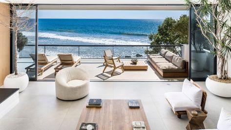 Actor Steve McQueen’s Former Beachside Malibu Mansion Is Listed for $17 Million | Architectural Digest The Sand Pebbles, Actor Steve Mcqueen, Malibu Mansion, Malibu Homes, Spa Like Bathrooms, Colorado Ranch, Malibu Beach House, The Magnificent Seven, Old Vintage Cars