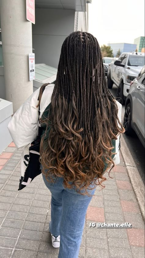 Curled Box Braids, French Curl Braids, Curl Braids, Cute Box Braids, French Curl, Big Box Braids Hairstyles, Goddess Braids Hairstyles, African Hair Braiding Styles, Braided Cornrow Hairstyles