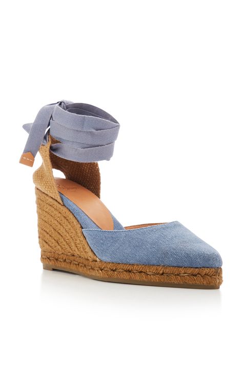 Click product to zoom Designer Espadrilles, Denim Espadrilles, Espadrilles Shoes, Pierre Hardy, Women's Espadrilles, Clothes Horse, Ankle Straps, Wedge Espadrille, Global Fashion