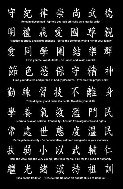 Wing Chun code of ethics. Martial Arts Quotes, Wing Chun Kung Fu, Jeet Kune Do, Ip Man, Tai Chi Chuan, Ju Jitsu, Yoga School, Hapkido, Code Of Conduct