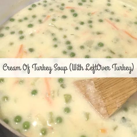 Cream Of Turkey, Cream Of Turkey Soup, Easy Turkey Soup, Slow Cooker Turkey Soup, Turkey Soup From Carcass, Turkey Tortilla Soup, Creamy Turkey Soup, Homemade Turkey Soup, Turkey Wild Rice Soup