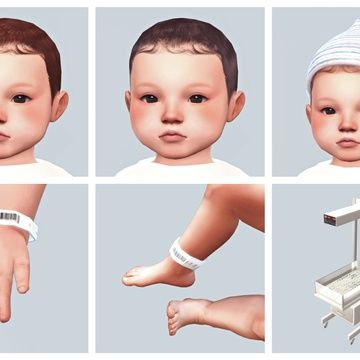 Hello, baby! - a mini cc pack for newborns | Maytaiii on Patreon Toddler Cc Sims 4, Sims 4 Piercings, Sims Baby, Die Sims 4, Sims 4 Cas Mods, Sims 4 Cc Kids Clothing, Sims Packs, Play Sims 4, The Sims 4 Packs