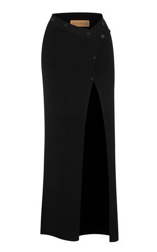 Aya Muse Skirt, Style Black Long Skirt, Black Long Skirt, Aya Muse, Knit Maxi Skirt, Rosie Assoulin, Making Waves, Mode Inspo, Looks Style