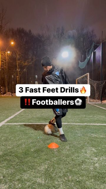 Stepan | Physical Preparation Specialist🏆 on Instagram: "Sun is shining, the weather is sweat❤️ Implement these 3 fast feet drills into your next football practice and see your foot work improving drastically📈 Perform 3-4 sets of each for 20-30 seconds on / 20-30 seconds off📝 Share with your mate❤️ #soccer #soccertraining #soccerdrills #soccerplayer #soccerskills #soccerpractice #soccerplayers #ballmastery #fastfeet #footwork #footballdrills #footballer #footballtraining" Football Practice, Football Drills, Soccer Practice, Soccer Drills, Soccer Skills, Sun Is Shining, Football Training, Soccer Training, 30 Seconds