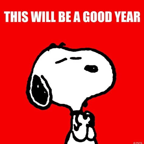 2017 will be a good year. Quote Iphone Wallpaper, Snoopy New Year, New Year Quote, Peanut Gang, Peanuts Cartoon, Snoopy Quotes, Snoopy Pictures, Snoop Dog, Snoopy Friends