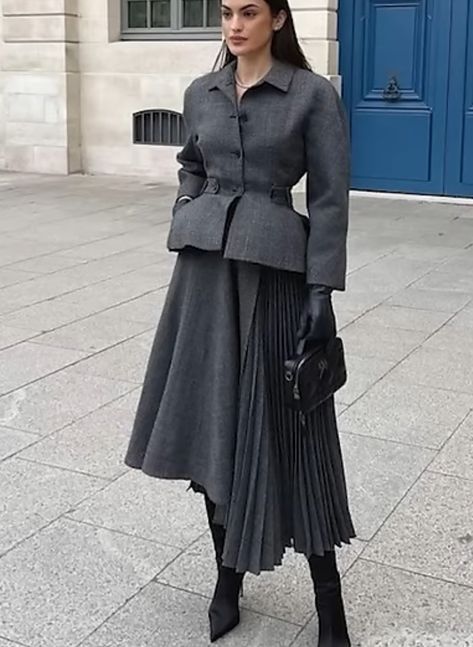 Romantism Fashion, Pants And Dress Outfit, Korean Outfits Colorful, Modest Chic Outfits Classy, Pleated Skirt Outfit Work, Size 8 Women, Modest Fashion Outfits, Classic Outfits, Looks Style