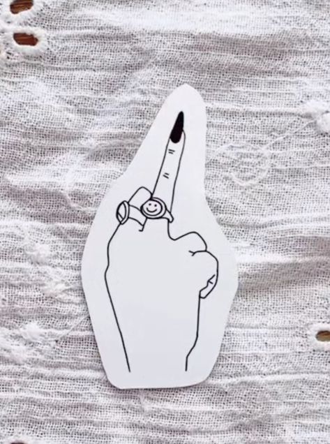 Flip Off Tattoo, Middle Finger Tattoo, Middle Finger Tattoos, Family Tattoo, Finger Tattoo, Piercing Ideas, Up Tattoos, Family Tattoos, Finger Tattoos