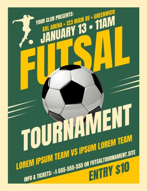 Futsal Tournament Flyer Commercial Advertisement Poster, Futsal Tournament Poster, Sport Banner Design Ideas, Sport Poster Design Inspiration, Futsal Wallpaper, Football Tournament Poster Design, Poster Futsal, Football Design Graphics, Sport Design Poster