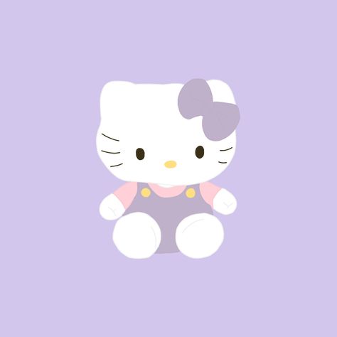 Kawaii App, Purple Vibe, Kitty Pictures, Cute App, Purple Themes, Hello Kitty Art, Sanrio Wallpaper, Apple Watch Wallpaper, Hello Kitty Pictures