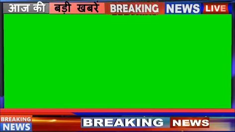 Breaking News Green Screen, News Green Screen, Green Screen Images, Ji Song, Free Video Editing Software, Thumbnail Background, News Logo, Green Screen Video, Video Design Youtube