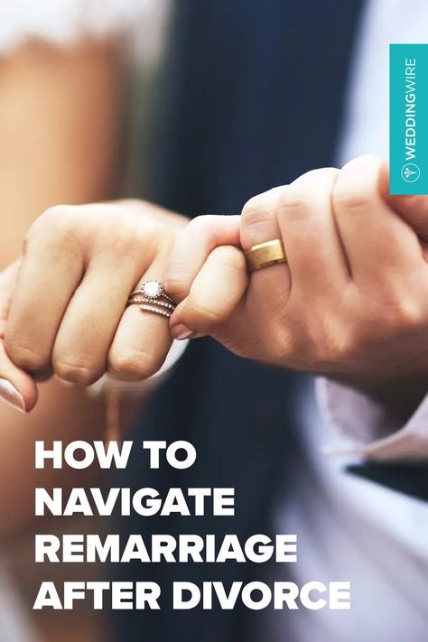 Remarriage after divorce can feel like a totally fresh start, but navigating a new marriage can also be somewhat tricky. Here's how to ensure a successful partnership. Remarriage After Divorce, Remarrying After Divorce, Marriage After Divorce, Marriage Reconciliation, Improve Marriage, Marriage Restoration, Divorced Men, Divorce Advice, Post Divorce