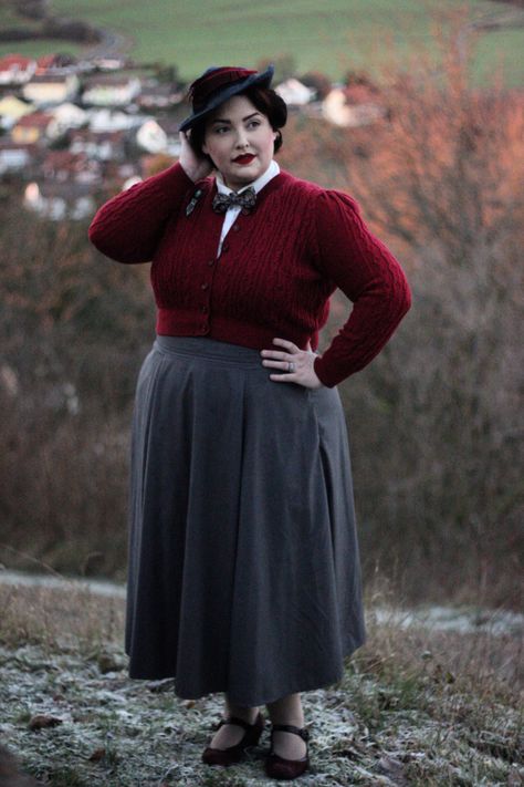 Christmas Outfit Ideas For Women Classy, Librarian Style, Dapper Day, Vintage Inspired Fashion, Vintage Wardrobe, Plus Size Vintage, 1940s Fashion, Moda Vintage, Mode Vintage