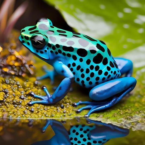 Download the Poison Dart Frog. AI Generated 21753560 royalty-free Stock Photo from Vecteezy for your project and explore over a million other images and backgrounds. Poison Dart Frog Tattoo, Dnd Space, Poisonous Frog, Strawberry Poison Dart Frog, Blue Poison Dart Frog, Poison Frog, Poison Dart Frog, Dart Frogs, Frog Tattoo