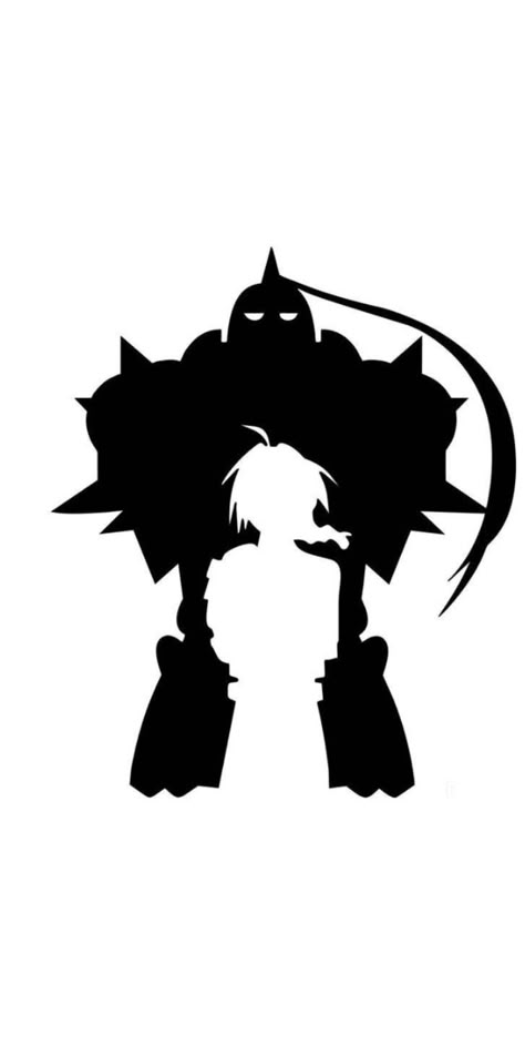 Source:Unkown Anime Silhouette Art, Naruto Silhouette, Anime Svg Free, Anime Stencil, Fullmetal Alchemist Tattoo, Anime Cricut, Anime Silhouette, Svg Shapes, Svg Anime