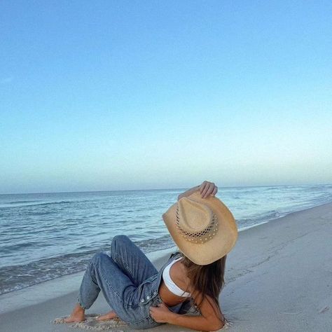 Coastal Cowgirl Photoshoot, Coastal Cowboy Aesthetic, Costal Cowgirl Aesthetic, Cowgirl Collage, Beach Cowgirl, Cottagecore Western, Surfer Aesthetic, Cowgirl Photoshoot, Costal Cowgirl