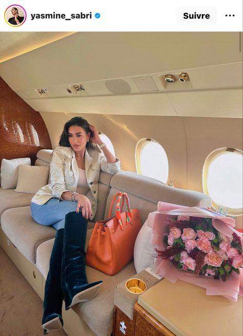 Yasmin Sabri, Private Jet Aesthetic, Jet Aesthetic, Yasmine Sabri, Rich Lady, Lady Aesthetic, Jet Girl, Fame And Fortune, Luxury Private Jets