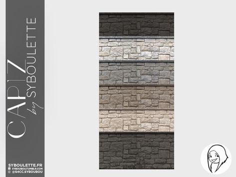 The Sims Resource - Capiz - Stony foundation Sims 4 Cc Siding Wall, Sims 4 Exterior Walls, Sims 4 Cc House Exterior Walls, Sims 4 Brick Cc, Syboubou Sims 4, Sims 4 Cc Mailbox Patreon, Sims 4 Cc Foundation Build, Sims 4 Cc Exterior Wallpaper, Sims 4 Brick Wall