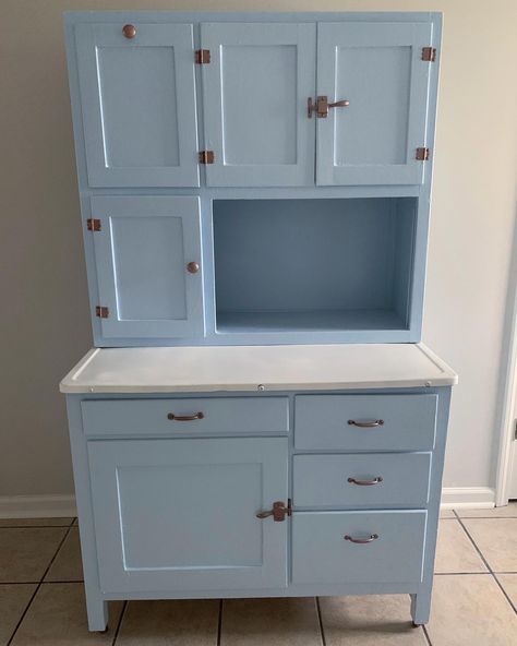 Vintage Hoosier Cabinet Makeover, Painted Hoosier Cabinet, Repurposed Hoosier Cabinet Ideas, Painted Hoosier Cabinet Ideas, Hoiser Cabinet, Antique Hoosier Cabinet Makeover, Hoosier Cabinet Coffee Bar Ideas, Painted Antique Hoosier Cabinet, Hoosier Cabinet Ideas Farmhouse