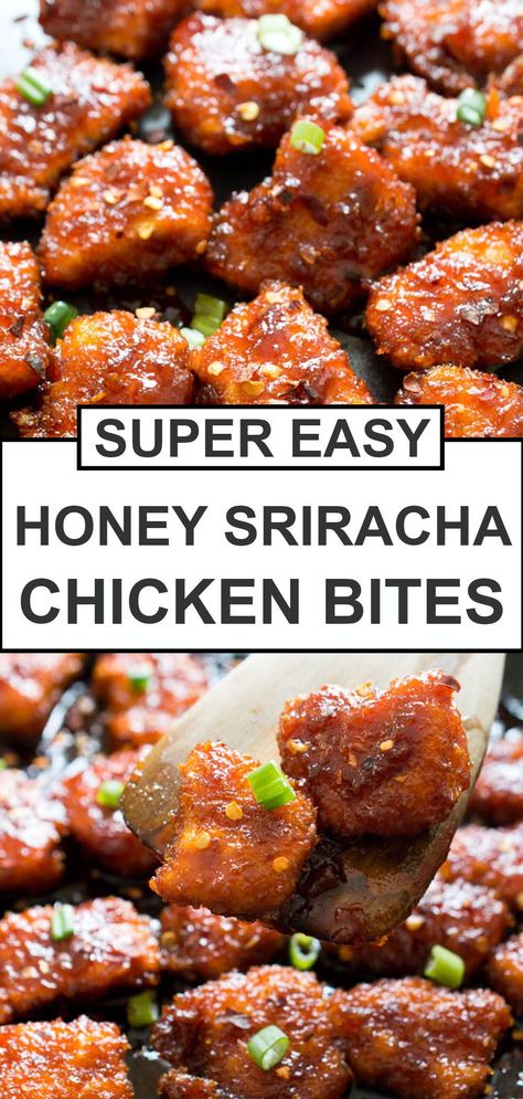 Siracha Chicken Recipes, Baked Honey Sriracha Chicken, Oven Baked Chicken Recipe, Honey Siracha Chicken, Best Oven Baked Chicken, Honey Sriracha Sauce, Chicken Lickin, Chef Savvy, Baked Chicken Recipe