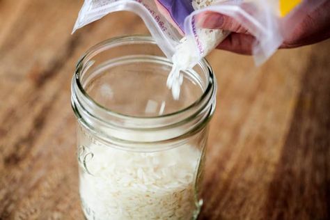 Use Rice To Kill Odors in Smelly Closets | Kitchn Deodorize House, Diy Heating Pad, Room Deodorizer, Dry Rice, Clean Pots, Cup Of Rice, Odor Remover, Diy Closet, Natural Home Remedies