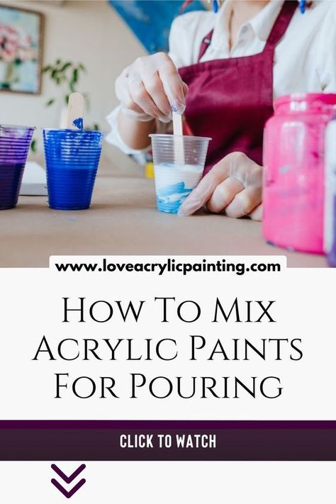 Transform your acrylic pouring experience with my step-by-step course. Learn how to mix acrylic paints for pouring effortlessly and achieve flawless results every time. Click to enroll and start pouring like a pro today! #acrylic #acrylicart #acrylicpaint #acrylicpainting #acrylicpouring #acrylicpour # #resin #resinart #art #color #colors #artwork #painting #business #artbusiness # #colortheory Paint Pouring For Beginners, Paint Pouring Medium, Paint Pours, Painting Business, Acrylic Fluid Art, Art Painting Techniques, Acrylic Art Projects, Paint Mixing, Acrylic Painting Diy