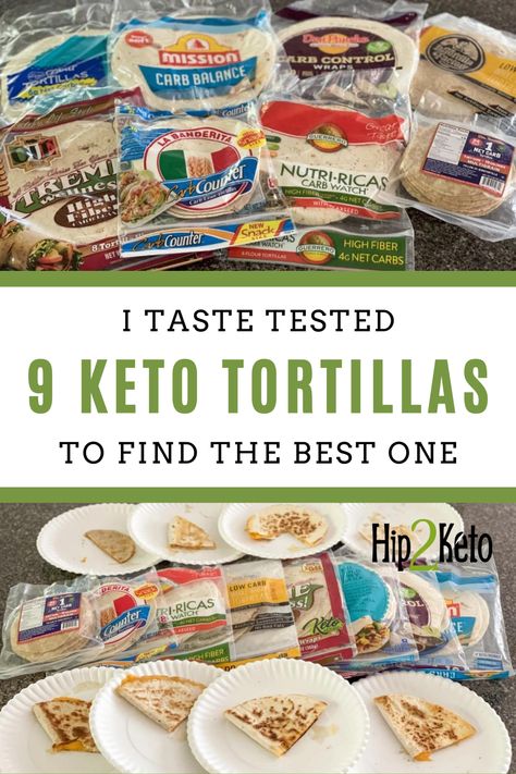 We tried 9 keto and low carb tortillas to find the best one for you! It can be overwhelming how many keto tortilla alternatives there are at the grocery store. Check out this post to find out our favorite keto tortilla. Best Low Carb Tortillas, Carb Balance Tortillas, Keto Tortilla, Low Carb Wraps, Keto Tortillas, Low Card, Low Carb Flour, We Have A Winner, Diet Recipes Easy