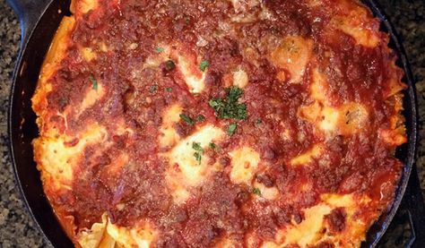 Elk Meat Recipes, Lasagna Skillet, Elk Meat, Skillet Lasagna Recipe, Elk Recipes, Skillet Lasagna, Lasagna Noodles, Game Recipes, Wild Game Recipes