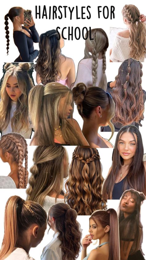 Soccer Hair, Hairstyle Examples, Easy Hairstyles For Thick Hair, Hair Inspiration Long, Sport Hair, Easy Hairstyles For Medium Hair, Hairstyles For Layered Hair, Hair Braid Videos, Hairdo For Long Hair