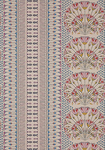 CAIRO, Plum and Blue, AT9625, Collection Savoy from Anna French | Thibaut wallpaper Anna French Wallpaper, French Prints, Ethnic Print Pattern, French Wallpaper, Coral Wallpaper, Anna French, Go Wallpaper, Digital Borders Design, Wallpaper Calculator