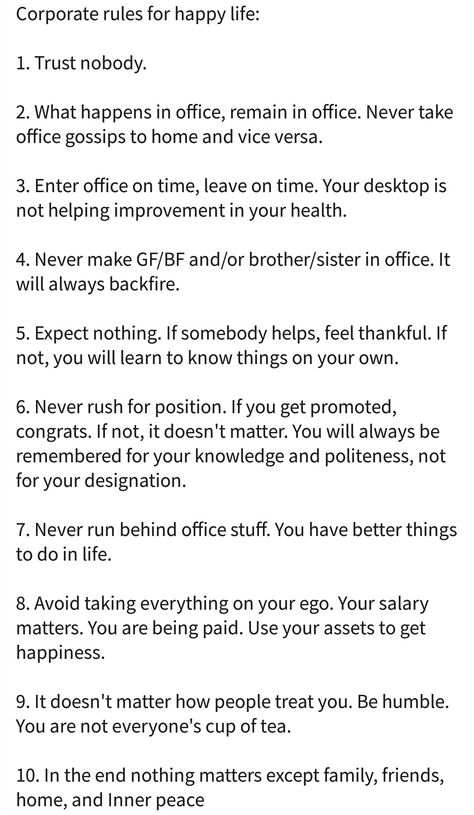 Rules At Workplace, No Friends At Work Quotes, Work Rules Quotes, Be Professional At Work Quotes, Not Happy At Work, Work Conflict Quotes, Feeling Inadequate Quotes Work, Office Bully Quotes, Replaceable At Work Quotes