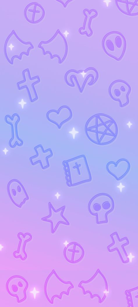 Pastel Goth Aesthetic Wallpaper, Soft Goth Wallpaper, Goth Hello Kitty Aesthetic, Pastel Goth Wallpaper, Pastel Goth Background, Goth Background, Goth Aesthetic Wallpaper, Skull Wallpapers, Pastel Skull