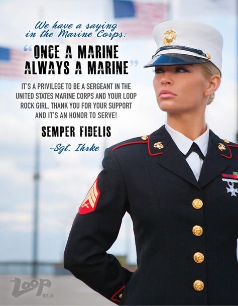 Once a Marine, Always a Marine Women Marines, Drill Instructor, Once A Marine, The Few The Proud, Female Marines, Semper Fidelis, Military Marines, Semper Fi, Job Tweets