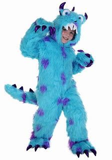 Sulley Costume, Sully Costume, Monster Costume, Movie Character Costumes, Scary Monster, Monster Costumes, Monster Halloween, Big Scary, Black Halloween Dress