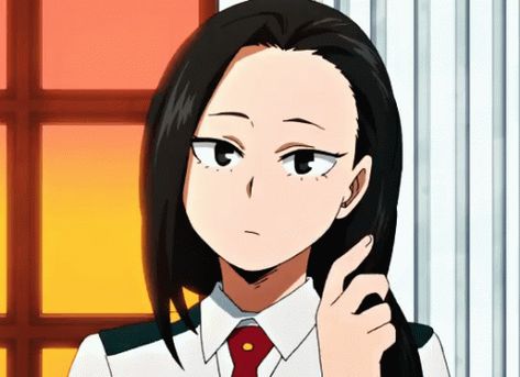 Mhamomo202 My Hero Academia GIF - Mhamomo202 MyHeroAcademia Pretty - Discover & Share GIFs My Hero, Anime Character, Hero Academia, My Hero Academia, Black Hair, Anime, Hair, Black