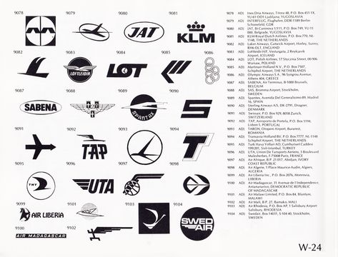 LogoArchive on Twitter: "What did airline logos look like in the 1970s and 80s. Here's a lots of examples from World of Logotypes Volume 3. There's a few in there, still in use, can you spot them? #design #branding #designhistory #logodesign #graphicdesign https://t.co/WYYZWRZHpm" / Twitter Airline Logo Design, Aviation Logo, 80s Logo, Airlines Branding, Rock Band Logos, Klm Royal Dutch Airlines, Gatwick Airport, Airline Logo, Best Airlines