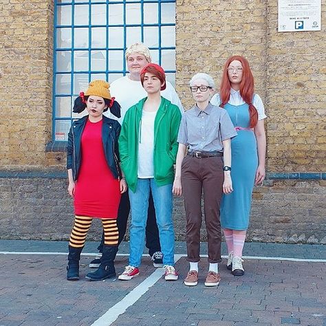 Recess squad. Xpost from http://bit.ly/2IazmR5   #comiccon #costume #cosplay #cosplayer #movies #gaming #comics #tv Cartoon Characters Halloween Costumes, Characters Halloween Costumes, Cartoon Character Halloween Costumes, Recess Cartoon, Best Group Halloween Costumes, Character Halloween Costumes, Characters Halloween, Cartoon Cosplay, Last Minute Halloween Costumes